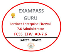 FCSS_EFW_AD-7.6 Enterprise Firewall 7.6 Admin...