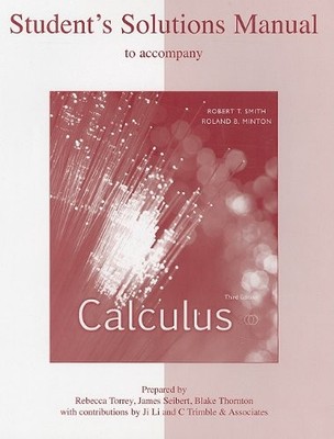 Student's Solution Manual to accompany Calculus Third Edition