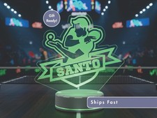 Luz nocturna de tenis de mesa personalizada - Lámpara LED personalizada regalo ping pong