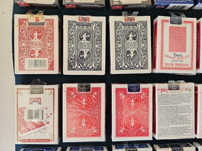 40 Sealed Playing Card Decks Bicycle, Stud, Aviator, Hoyle, USPCC