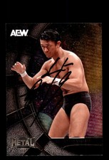 Signed AEW Card Auto Katsuyori Shibata 2025 SkyBox Metal Universe #27 Japan