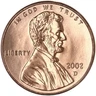 2002 D Lincoln Memorial Penny BRILLIANT UNCIRCULATED