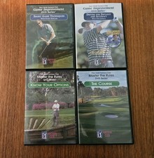 LOT of 4 PGA Tour INSTRUCTIONAL Golf DVD Game Improvement Series