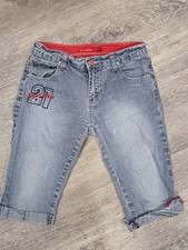 Vintage Y2K Southpole Bermuda Shorts Jorts Junior Size 9 Mesh, Embroidered