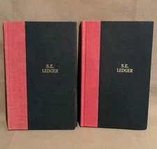 NEW Vintage S.E. Ledger Account Books WILSON JONES 8 X 5 READ DESCRIPT PLEASE