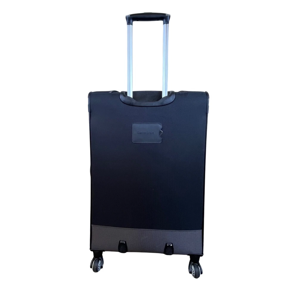 Samsonite Black Nylon Spinner 4-Wheel Expandable Telescopic Handle Luggage - Image 4 of 4