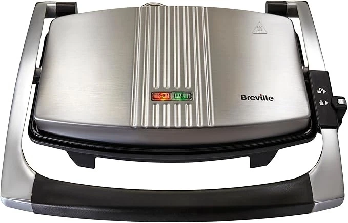 Breville Sandwich/Panini Press & Toastie Maker | 3-Slice | Non-stick-coated alum