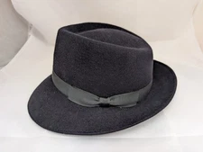 Makins Fedora Hat - Blue Size Medium (without size tag) Vintage early 2000's era