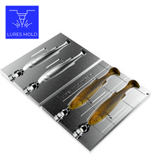 Bait DIY Fishing Mold Soft Plastisol Swimbait K073 5inch