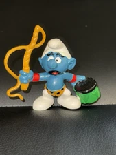 Smurfs 20115 Lion Tamer Smurf Circus Figure 1979 Vtg PVC Schleich Peyo Figurine