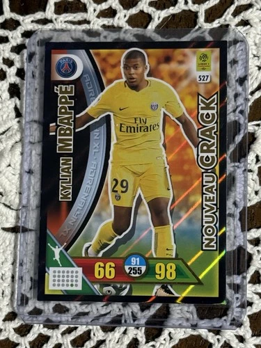2017-18 Panini Adrenalyn Ligue 1 Kylian Mbappe #527 Rookie RC France World Cup