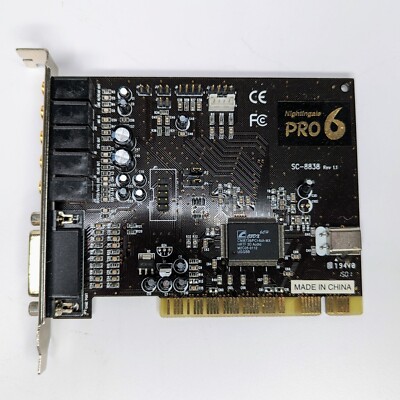 Zoltrix Nightingale Pro 6 SC-8838 5.1 PCI Sound Card 6 | eBay