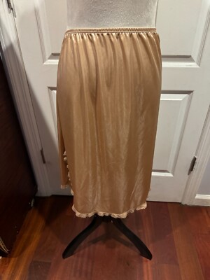 Women Half Slip Camel Size 2XL 24''Lx20''W