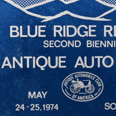 1974 Blue Ridge Antique Automobile Club Car Show AACA Anderson South ...