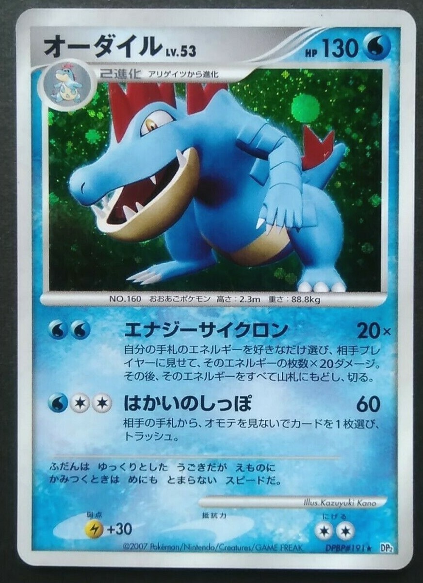 世界38枚 PSA9 オーダイル 2007 191 10 feraligatr 世界38枚