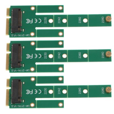 3 STÜCKE MSATA PCI-E 3.0 SSD An  M.2  SATA-Adapter Erweiterungskarte