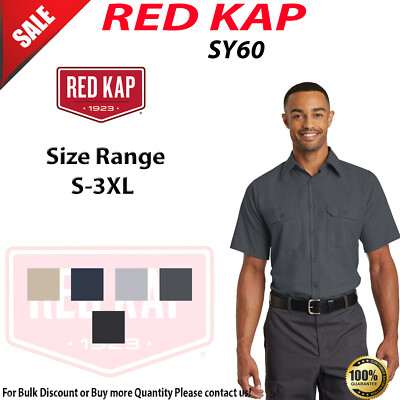 mens short sleeve red dress shirt