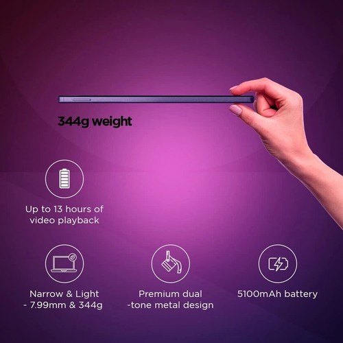 Lenovo M9 Tab 9 Inch HD Display-4 GB RAM 64 GB ROM Wi-Fi Tablet-Arctic Gre - Picture 6 of 7