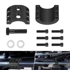 Steering Stabilizer Clamp&Relocation Bolt for Jeep Wrangler (1~1/2" OD Tie Rod)