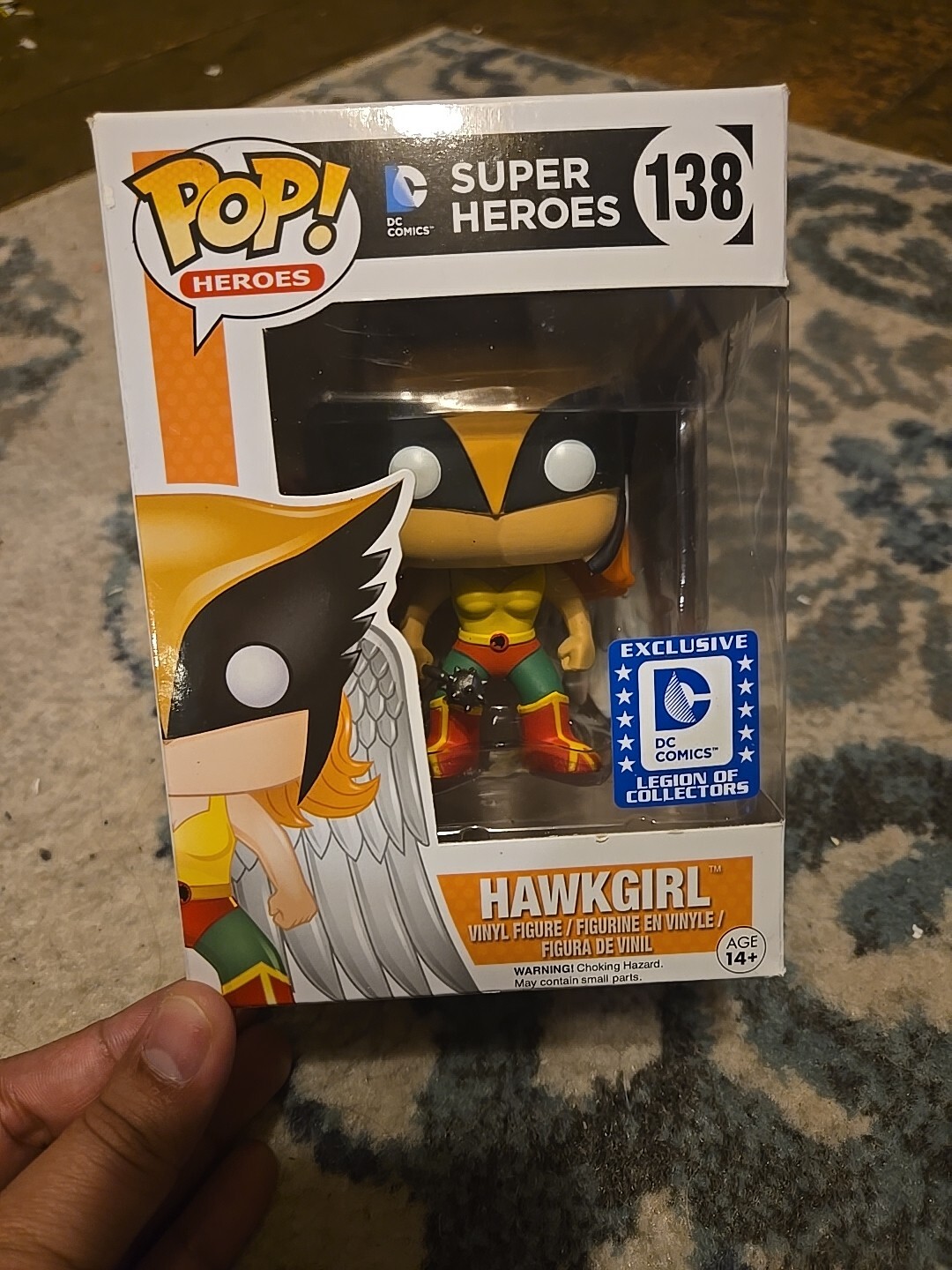 Exclusive DC Comics Super Heroes Hawkgirl Vinyl Figure #138 Legion Of Collectors