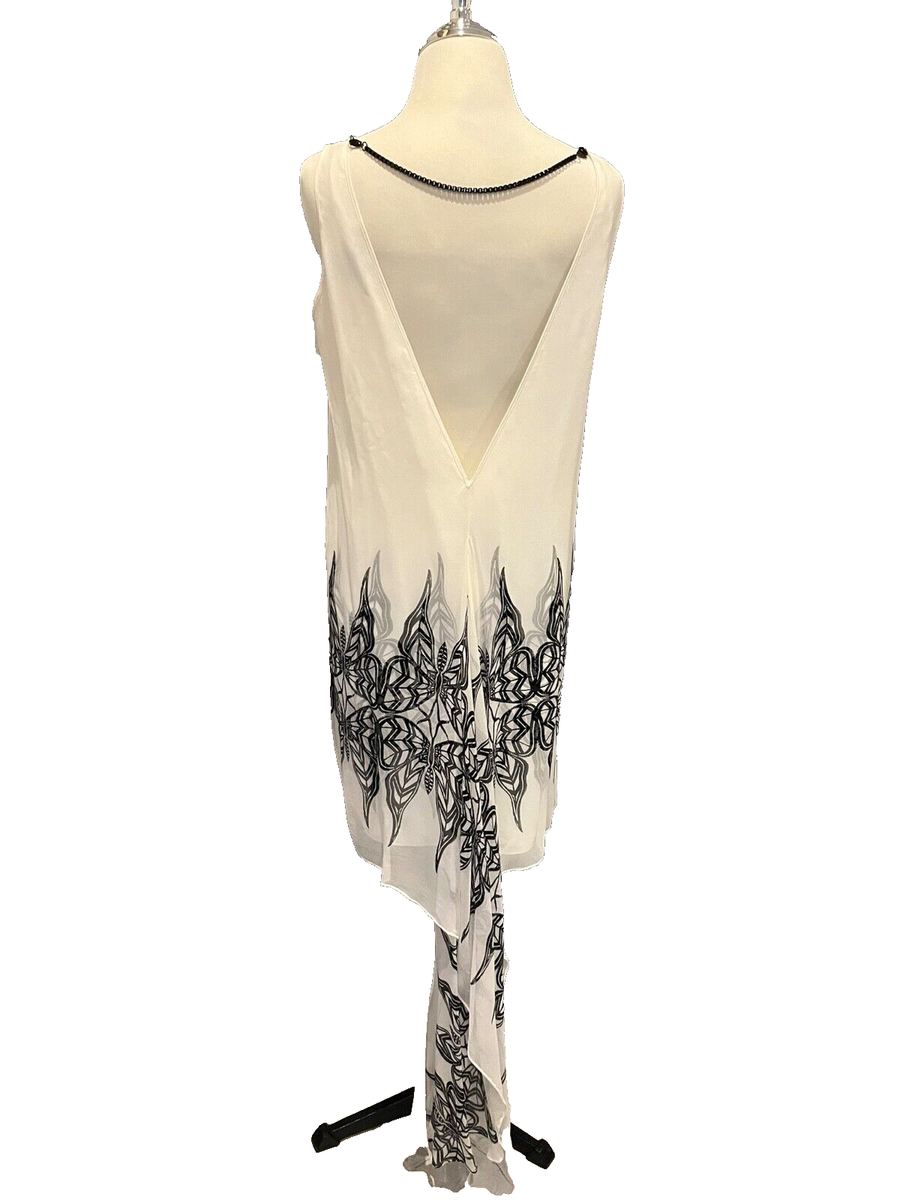 thomas wylde silk dress vintage dress Thomas Wylde Size M 100 silk