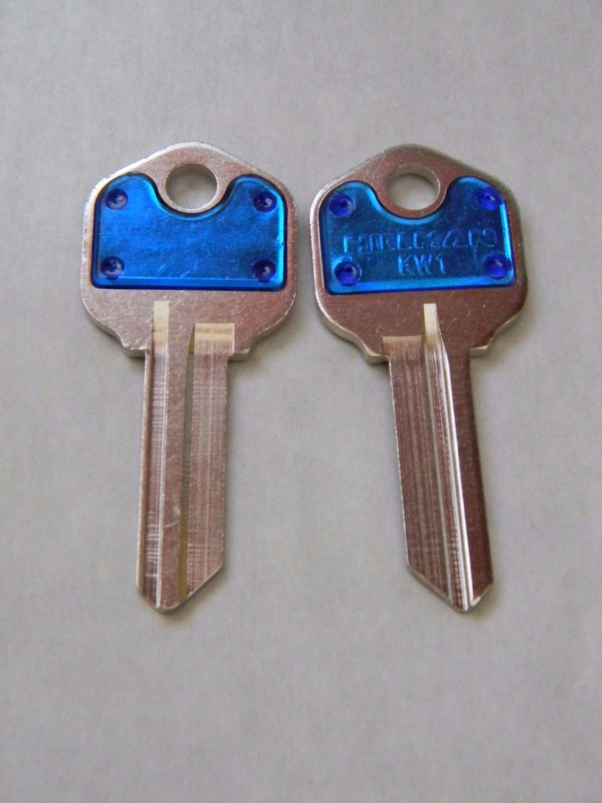 Kwikset KW1 Key Blanks(2) Blue By Hillman eBay