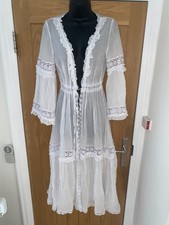 CHARO RUIZ IBIZA WHITE COVER UP/DRESS  - SIZE...