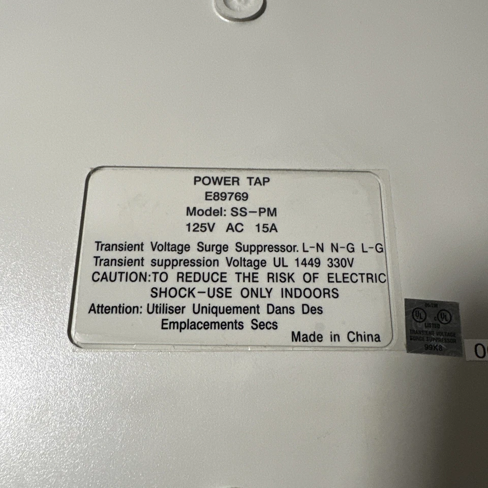 Power Controller SS-PM SURGE PROTECTIVE DEVICE 5 - 120V RECEPTACLES - Image 3 of 4