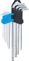 Innensechskant-WinkelschlüSsel-Set Extra Lang Kugelkopf 1,5-10 Mm 9 Tlg Bgs 790
