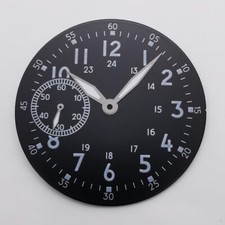  38.9mm luminous watch dial hands fit ETA 6497 Seagull st36 manual movement