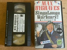 Max Bygraves Singalonga War Years 30 Tracks Nostalgic songs VHS Video