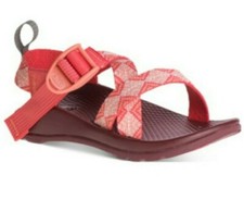 Chaco Z/1 Kaleido Peach Orange Sport Ecotread Sandals Kids Sz5