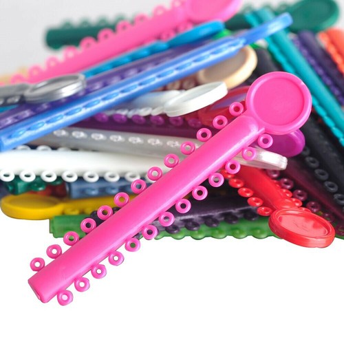1040pc Dental Orthodontic Ligature Ties Braces Elastic Rubber Band Mixed ColorUS - Picture 6 of 7
