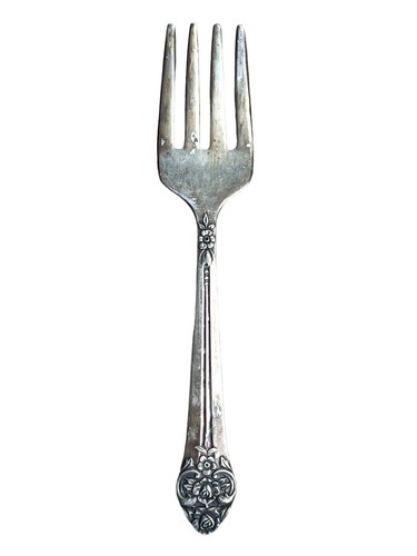4 Pieces Silver Plated Forks and Spoons for Children 4.25-4.5 inches long - Picture 12 of 14