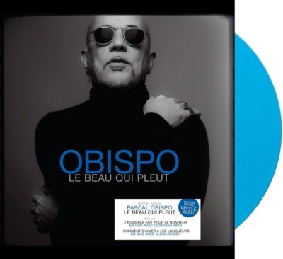 Pascal Obispo Le Beau Qui Pleut Limited Blue 2x Vinyl Sealed MINT NM