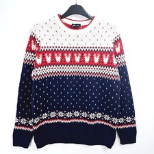 Very - Christmas Jumper - Navy - Size Large - NEW