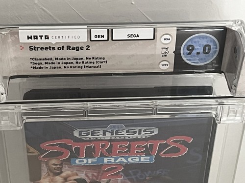 Streets of Rage 2 1992 Sega Genesis WATA 9.0 CIB Complete in Box - Picture 2 of 6