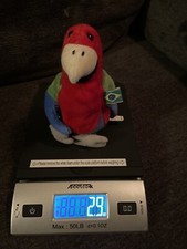 COCA-COLA BRAND BARROT BRAZIL PARROT 1998 PLUSH STUFFED ANIMAL