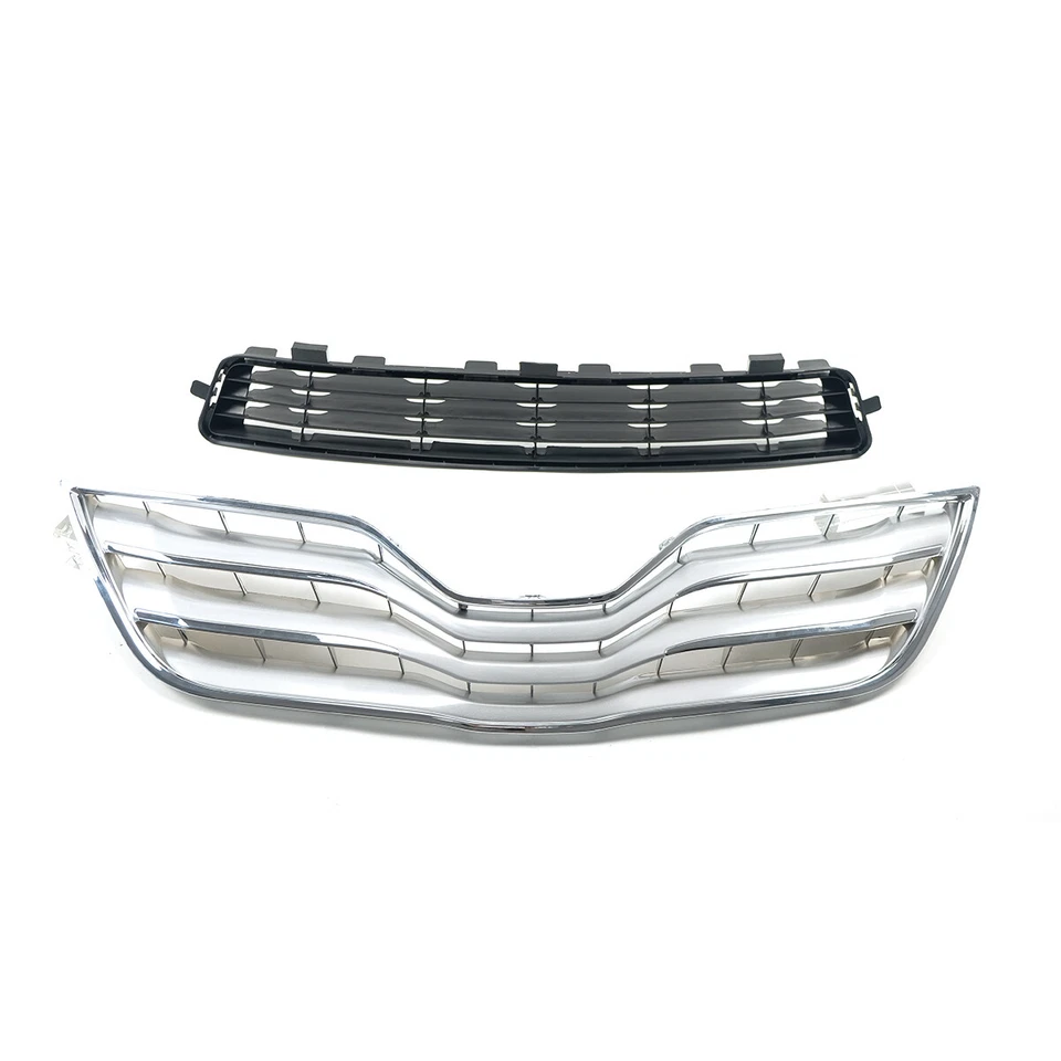 Juego de parrilla superior e inferior para parachoques delantero Toyota Camry Base XLE LE 2010-11 Foto 3 de 4