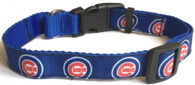 Chicago Cubs Collar Medium Dog Pet Pro Football Fan Team Game Gear NFL Shop New