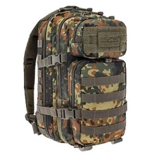 MIL-TEC U.S. Assault tactical backpack trekking flecktarn 20liter hiking daypack