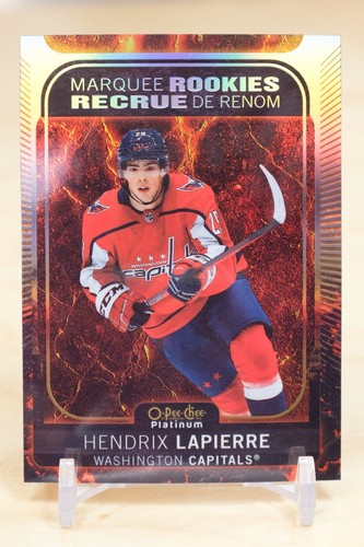 2021-22 OPC Platinum Marquee Rookies Hot Magma /499 #271 Hendrix Lapierre