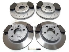 MERCEDES CLA180 CLA200 13-18 FRONT REAR BRAKE DISCS PADS SENSOR (READ LISTING)