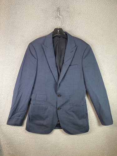 J Crew Loro Piana Ludlow Blazer Men’s 36R Blue Suit Jacket Wool New Zealand READ