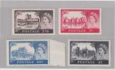Great Britain 1955 Castles and Elizabeth II (No. 283A/86A) cpl. SPL. (484/s82)