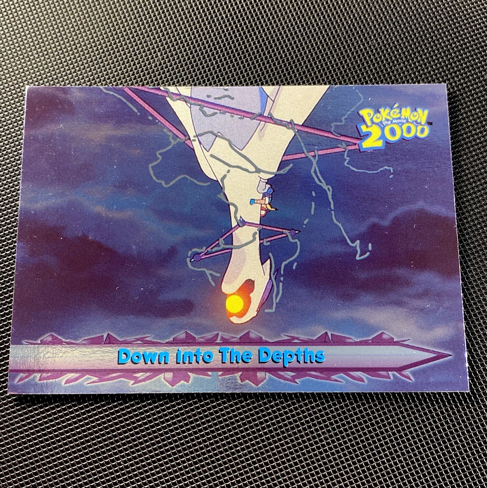 Down Into The Depths 58 Topps Pokemon The Movie 2000 - Foil - Pokemon Card