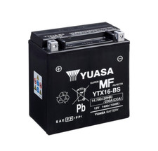 BATTERIA YUASA YTX16-BS AGM 12V 14,7Ah 230A (150x87x161mm) PRONTA ALL'USO