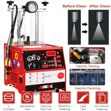 ANCEL AJ400 Fuel Injector Cleaner Tester Motorcycle Ultrasonic Nozzle Cleaning