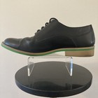Men’s JD Fisk Black Leather Lace Up Dress Shoes Size 9 1/2 — photo 1