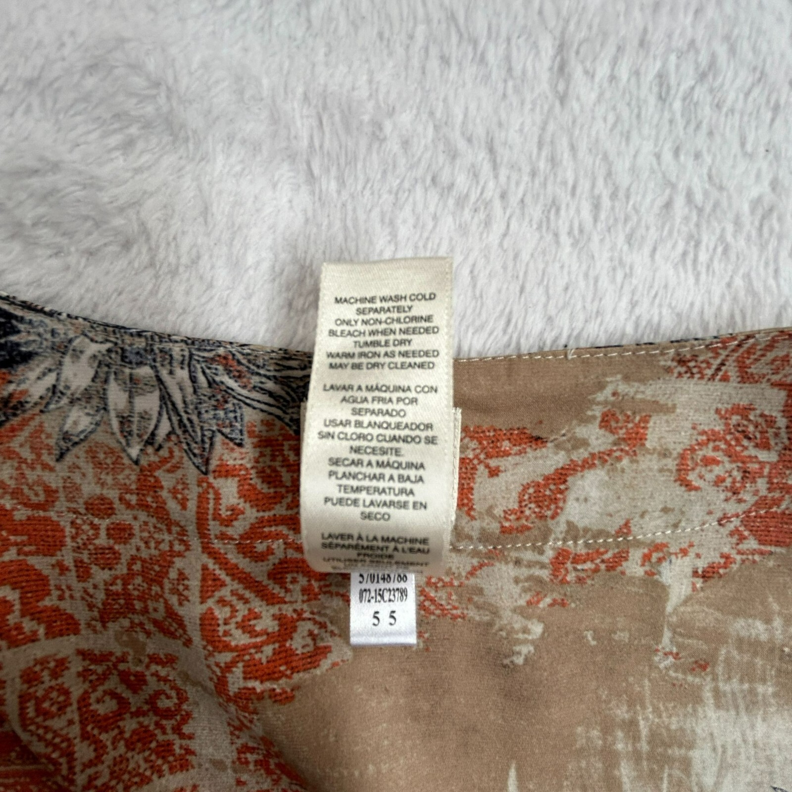 Chico's Women's Patchwork Print Open Front Casual… - image 4